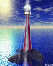 маяк в океане