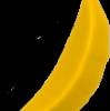 банан с кожурой